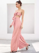 Dream Life Light Pink Changeable Top & Wide Leg Trousers Co-Ord - Fashion Genie Boutique
