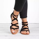 Vermont Brown PU Sandles - Fashion Genie Boutique