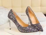 Till the Glitter Ends Multi High Heels - Fashion Genie Boutique