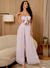 Candy Pants Purple Changeable Top & Wide Leg Trousers Co-Ord - Fashion Genie Boutique