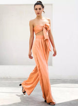 Dream Life Orange Changeable Top & Wide Leg Trousers Co-Ord - Fashion Genie Boutique