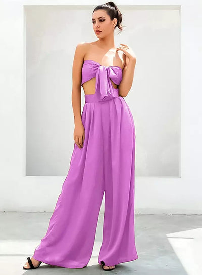 Dream Life Pink Changeable Top & Wide Leg Trousers Co-Ord - Fashion Genie Boutique