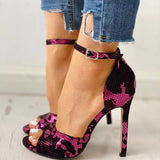 City Chick White Strappy Sandals High Heel Shoes - Fashion Genie Boutique