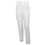 Ava Fringe High Waisted Trousers - Fashion Genie Boutique