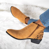Britney Brown Chelsea Boots - Fashion Genie Boutique