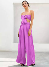 Dream Life Pink Changeable Top & Wide Leg Trousers Co-Ord - Fashion Genie Boutique