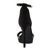 Tennessee Black Stiletto High Heel Shoes - Fashion Genie Boutique