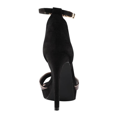Tennessee Black Stiletto High Heel Shoes - Fashion Genie Boutique