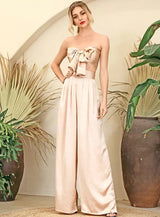 Dream Life Nude Changeable Top & Wide Leg Trousers Co-Ord - Fashion Genie Boutique