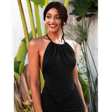 Classier Than You Black Halter Top - Fashion Genie Boutique