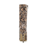 Wonder Snake Print Boots - Fashion Genie Boutique