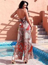 Glorious Red Changeable Top & Wide Leg Trousers Co-Ord - Fashion Genie Boutique