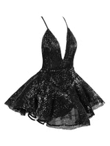 Weekend Cocktails Plunge Sequin Playsuit - Fashion Genie Boutique