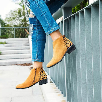 Britney Brown Chelsea Boots - Fashion Genie Boutique