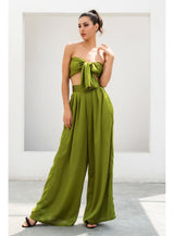 Dream Life Green Changeable Top & Wide Leg Trousers Co-Ord - Fashion Genie Boutique