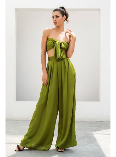 Dream Life Green Changeable Top & Wide Leg Trousers Co-Ord - Fashion Genie Boutique