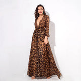 Wow Effect Brown Leopard Dipped Hem Playsuit - Fashion Genie Boutique