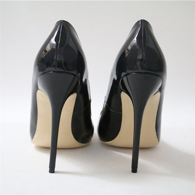Rebel Affair Black Leopard Print Stiletto Court Shoe - Fashion Genie Boutique