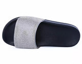 Cosmic Girl Rhinestone Embellished Sliders - Fashion Genie Boutique