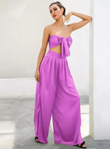 Dream Life Pink Changeable Top & Wide Leg Trousers Co-Ord - Fashion Genie Boutique