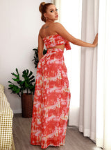 Hadley Red Changeable Top & Wide Leg Trousers Co-Ord - Fashion Genie Boutique