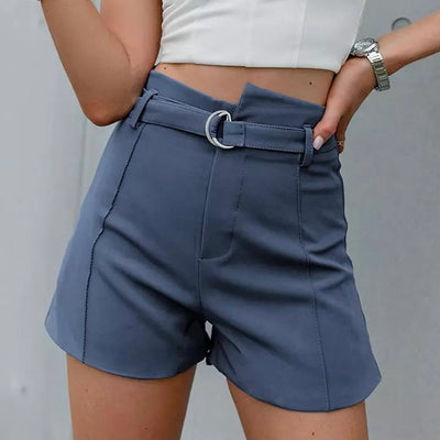 Get Shorty Blue High Waisted Shorts - Fashion Genie Boutique