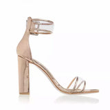 Star Days Black Clear Strap Heels - Fashion Genie Boutique