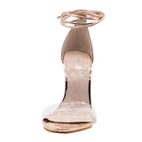 Glitter Nights Gold Glitter Black Heels - Fashion Genie Boutique