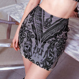Fierce Fling Black Sequin Mini Skirt - Fashion Genie Boutique