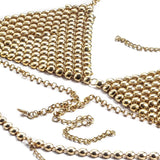 Reservations Only Gold Metal Bikini Swimsuit Jewelry - Fashion Genie Boutique