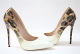 Rebel Affair Brown Leopard Print Stiletto Court Shoe - Fashion Genie Boutique