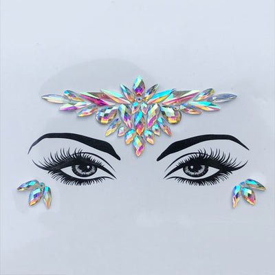Festival Face Rhinestone Jewels Set - Fashion Genie Boutique