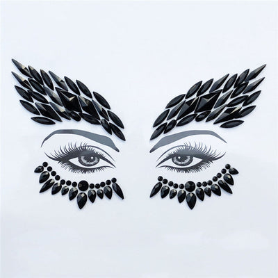Festival Face Rhinestone Jewels Set - Fashion Genie Boutique