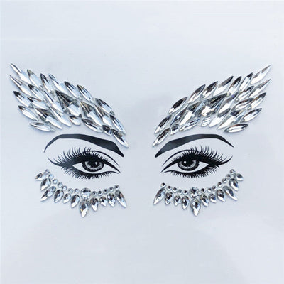 Festival Face Rhinestone Jewels Set - Fashion Genie Boutique