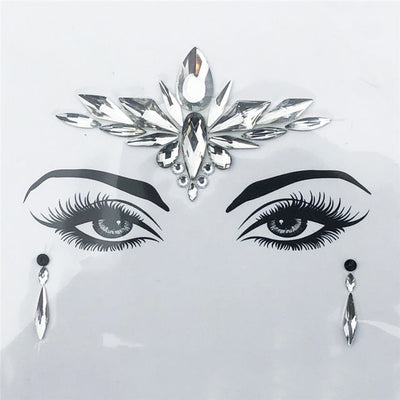 Festival Face Rhinestone Jewels Set - Fashion Genie Boutique