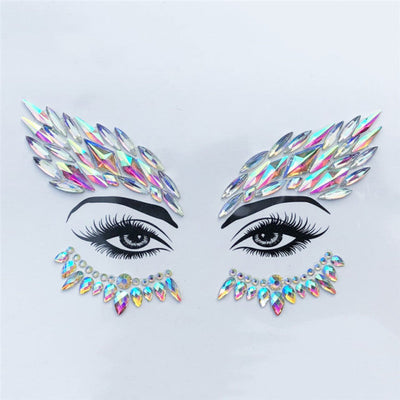 Festival Face Rhinestone Jewels Set - Fashion Genie Boutique