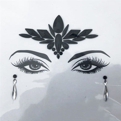 Festival Face Rhinestone Jewels Set - Fashion Genie Boutique