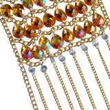 Glow Getter Gold Rhinestone Chain Top - Fashion Genie Boutique