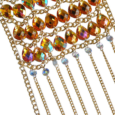 Glow Getter Gold Rhinestone Chain Top - Fashion Genie Boutique