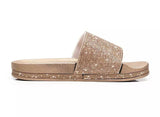 Cosmic Girl Rhinestone Embellished Sliders - Fashion Genie Boutique