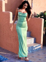 Looking Luxe Green Maxi Dress - Fashion Genie Boutique