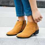 Britney Brown Chelsea Boots - Fashion Genie Boutique