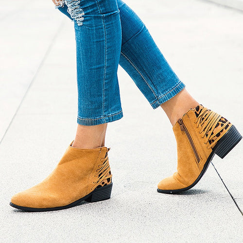 Britney Brown Chelsea Boots - Fashion Genie Boutique