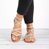 Vermont Brown PU Sandles - Fashion Genie Boutique
