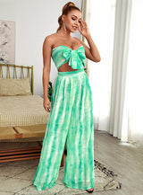 Envy Green Changeable Top & Wide Leg Trousers Co-Ord - Fashion Genie Boutique