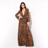 Wow Effect Brown Leopard Dipped Hem Playsuit - Fashion Genie Boutique
