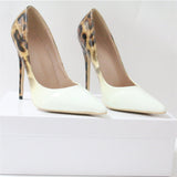 Rebel Affair Brown Leopard Print Stiletto Court Shoe - Fashion Genie Boutique