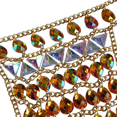 Glow Getter Gold Rhinestone Chain Top - Fashion Genie Boutique