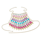 Beaded Beauty Rhinestone Chain Top - Fashion Genie Boutique