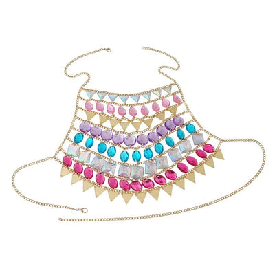 Beaded Beauty Rhinestone Chain Top - Fashion Genie Boutique